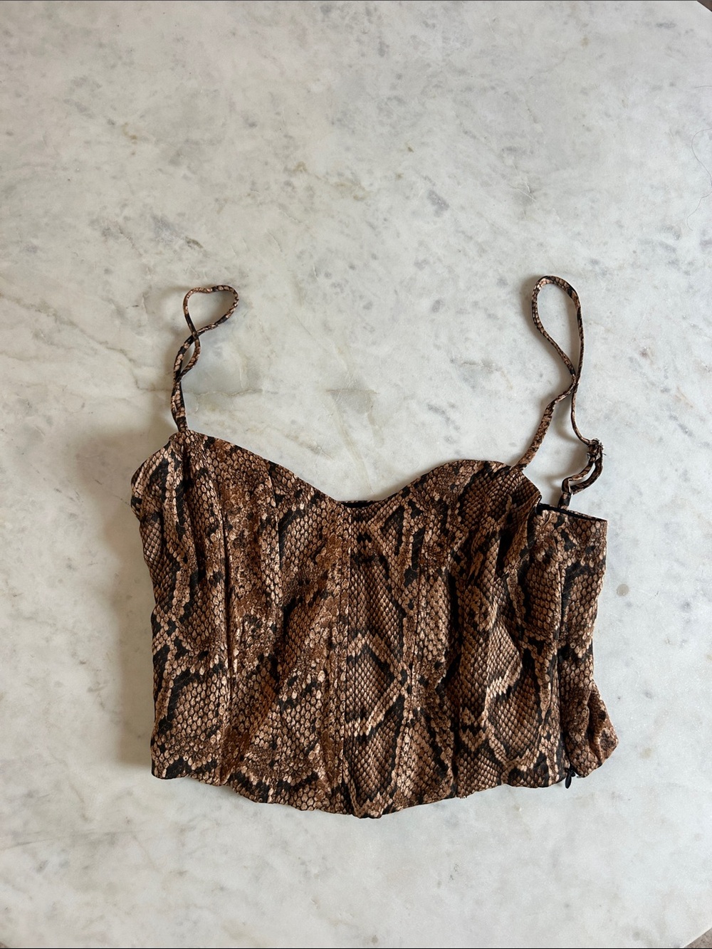 Zara Snake print Top